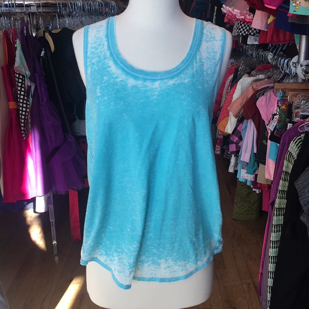 Chaser blue burnout tank size XS bin2 hs